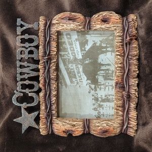 Cowboy Western Photo Frame - 6" x 4"